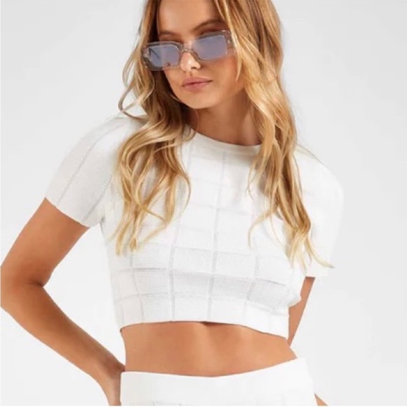 Solid & Striped White Cara Top NEW size Large - Picture 2 of 7